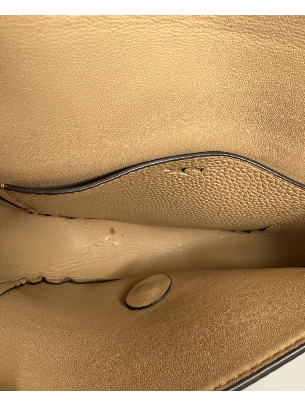 #311 Tory Burch McGraw Embossed Leather & Suede Crossbody Bag - Picture 6 of 16